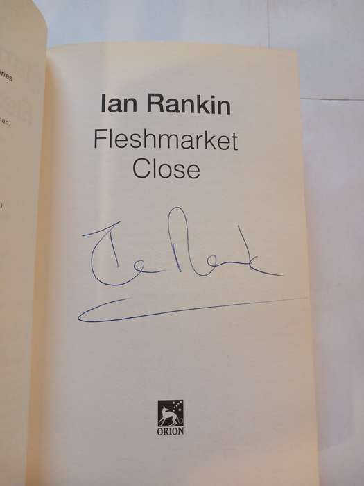 Fleshmarket Close by Ian Rankin, Signed Copy