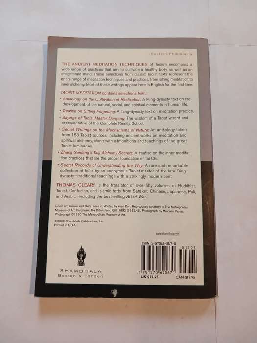 Taoist Meditation translated by Thomas Cleary