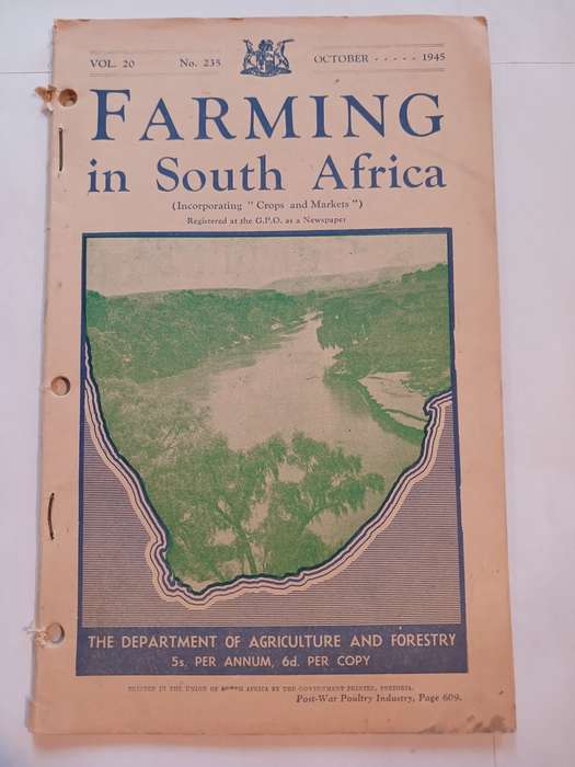 Farming in South Africa, Vol. 20 No. 235, October 1945