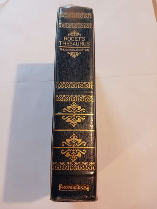 Roget`s Thesaurus, The Everyman Edition, 1986, Leatherbound, Gilded Edging
