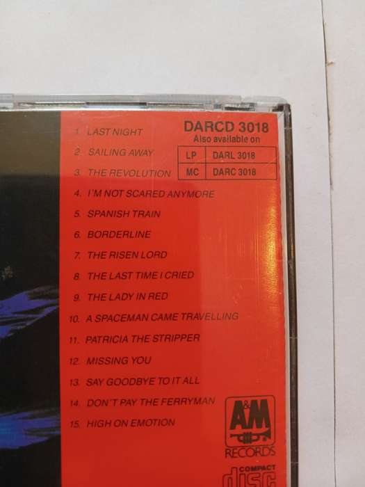 Chris De Burgh. High on Emotion, Live from Dublin CD