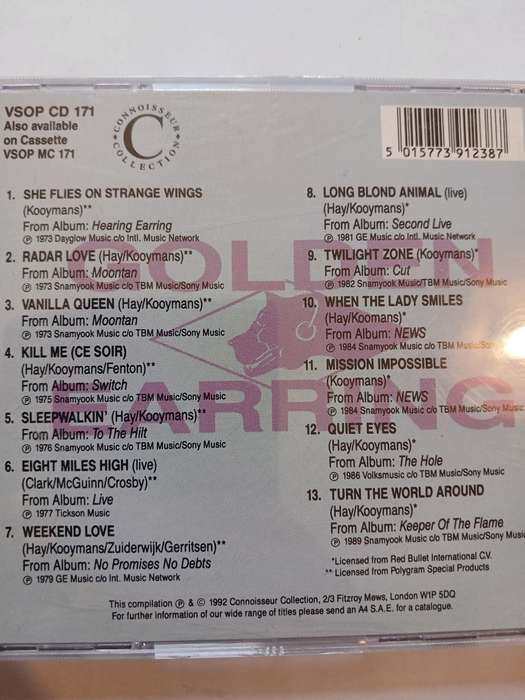 Golden Earring, The Best of Golden Earring CD, UK