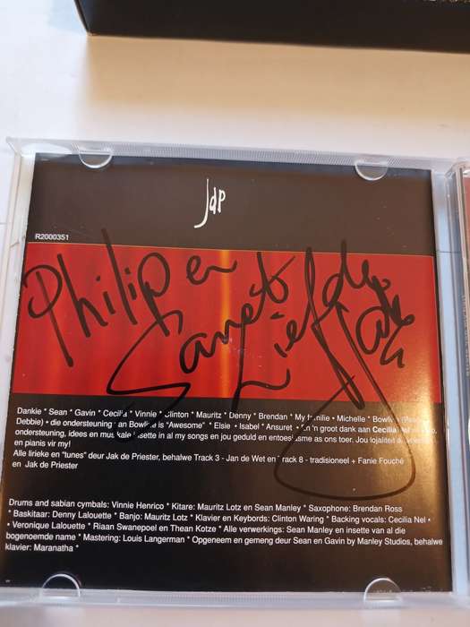 Jak de Priester, 2 x CD Boxset, Signed