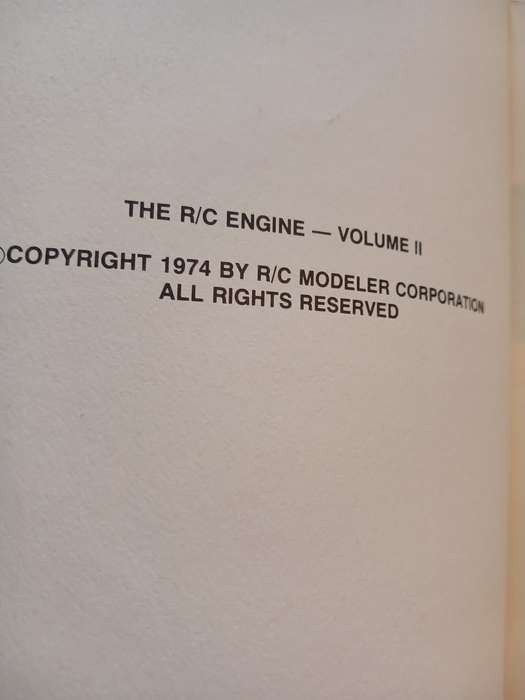 The R/C Engine Volume II by Clarence Lee