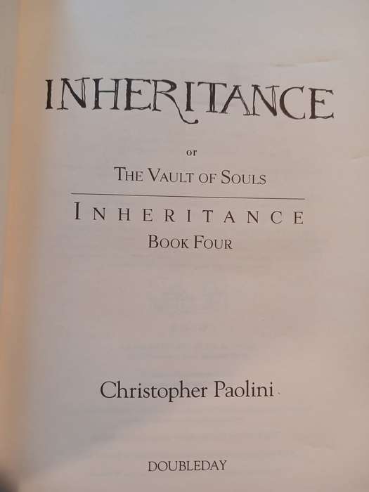 Inheritance by Christopher Paolini