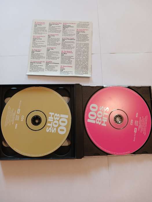 100 80`s Hits, 5 x CD