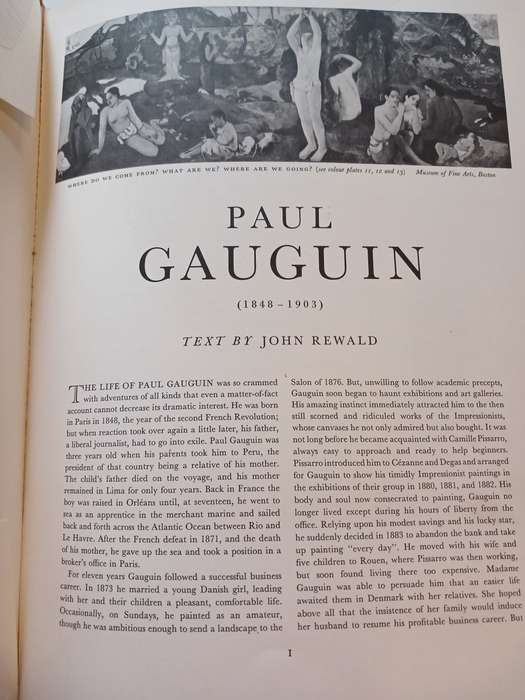 Gauguin, An Express Art Book, 16 Beautiful Full Colour Prints, 1958