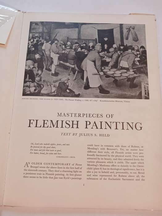 Masterpieces of Flemish Painting, An Express Art Book, 16 Beautiful Full Colour Prints, 1959