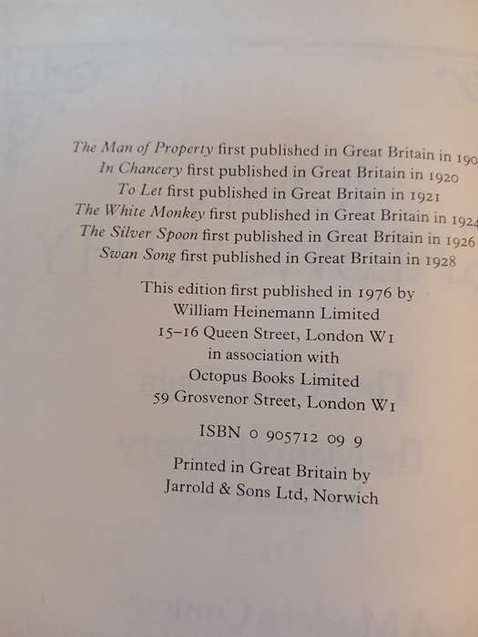 The Forsyte Saga/A Modern Comedy by John Galsworthy