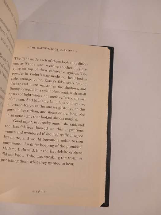 A Series of Unfortunate Events, Book the Ninth, The Carnivorous Carnival by Lemony Snicket