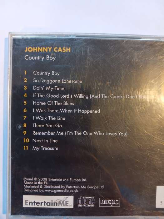 Johnny Cash, Country Boy, Digitally Remastered CD