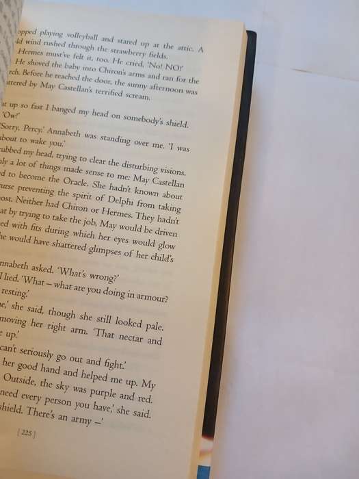 Percy Jackson and the Last Olympian by Rick Riordan, Hardcover
