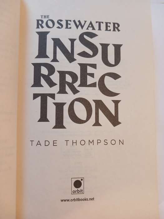 Rosewater by Tade Thompson