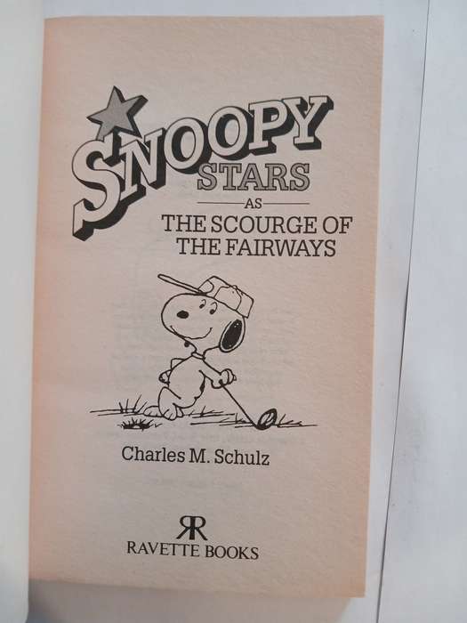 Snoopy stars as The Scourge of the Fairways by Charles M. Schulz