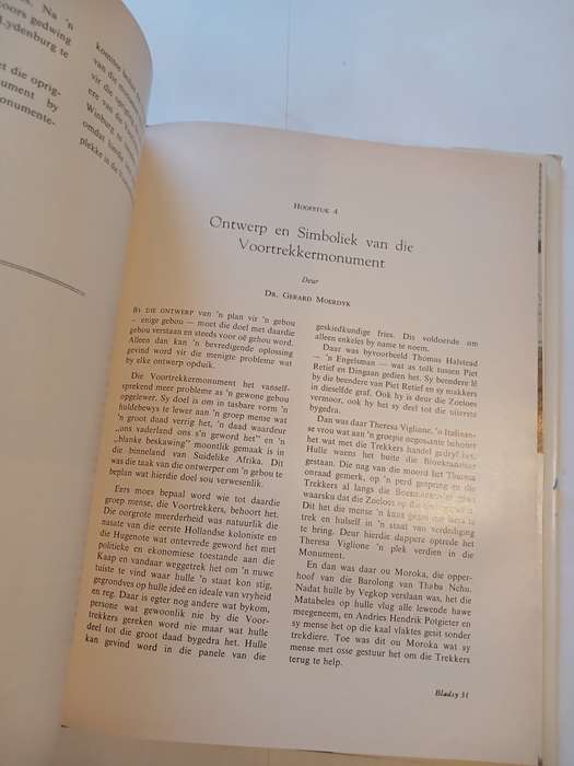 Die Voortrekkermonument, Pretoria, Amptelike Gids, Hardcover