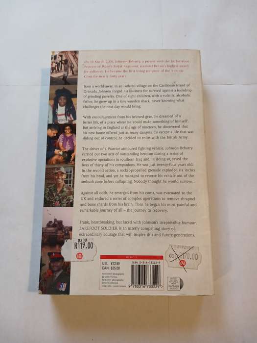 Barefoot Soldier, A Story of Extreme Valour by Johnson Beharry VC