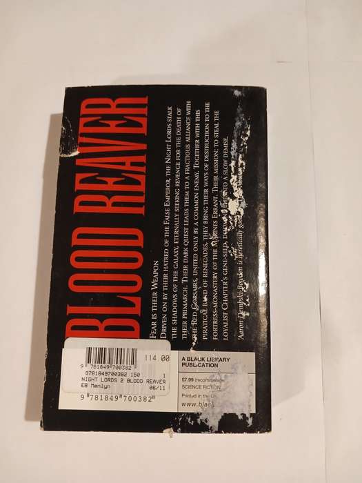 Blood Reaver by Aaron Dembski-Bowden, A Warhammer 40,000 Novel
