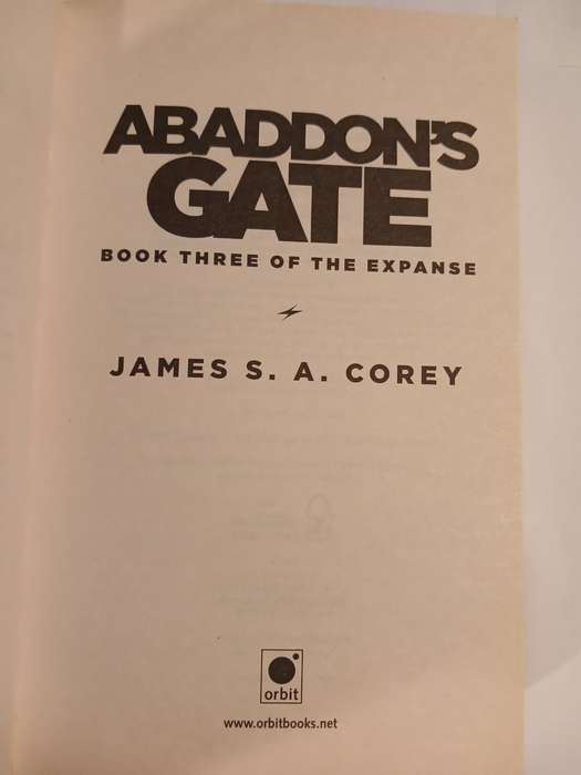 Abaddon`s Gate, Book Three by James S.A. Corey