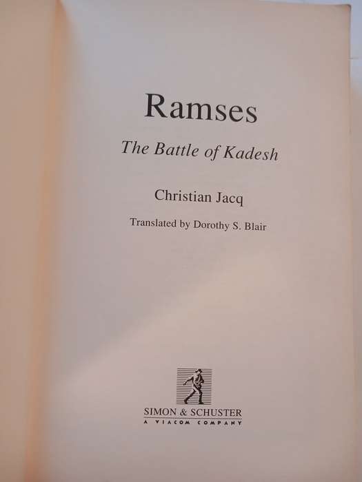 Ramses, The Battle of Kadesh by Christian Jaco