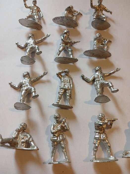 Miniature Military Figurines x 13