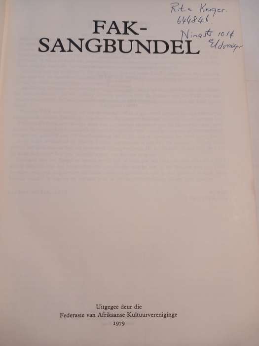 Fak-Sangbundel, 1979