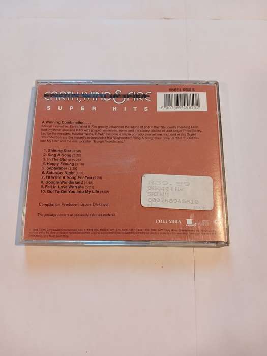 Earth, Wind & Fire, Super Hits CD