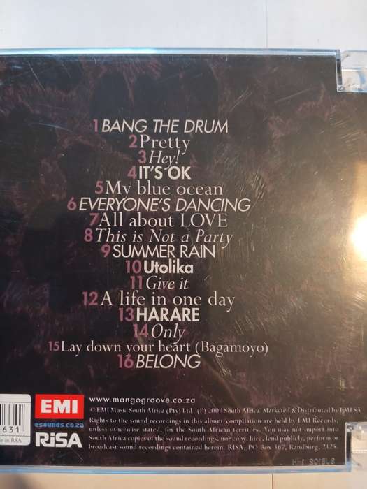 Mango Groove, Bang The Drum CD