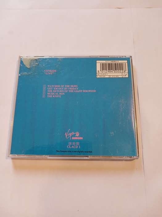 Genesis, `Live` CD