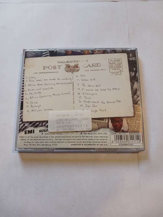 Claire Johnston, Africa Blue CD