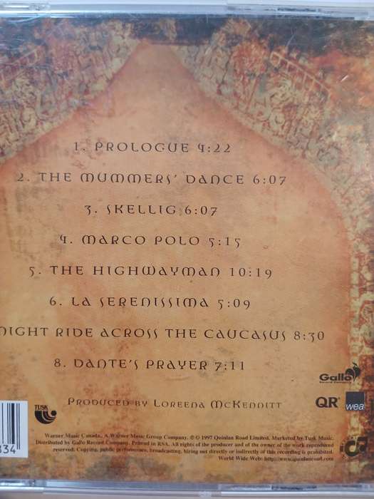 Loreena Mckennitt, The Book of Secrets CD