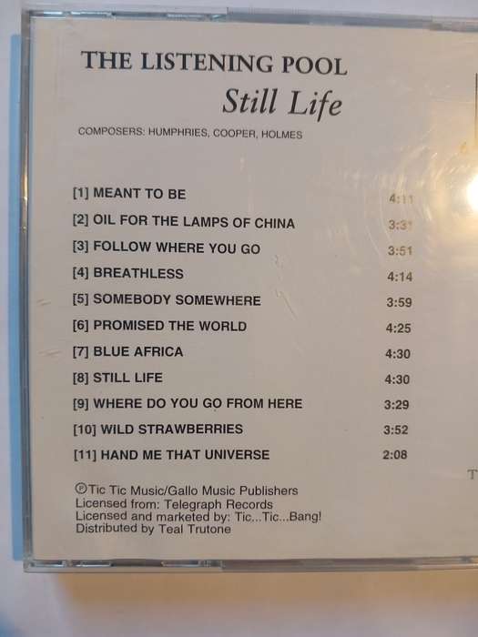 The Listening Pool, Still Life CD
