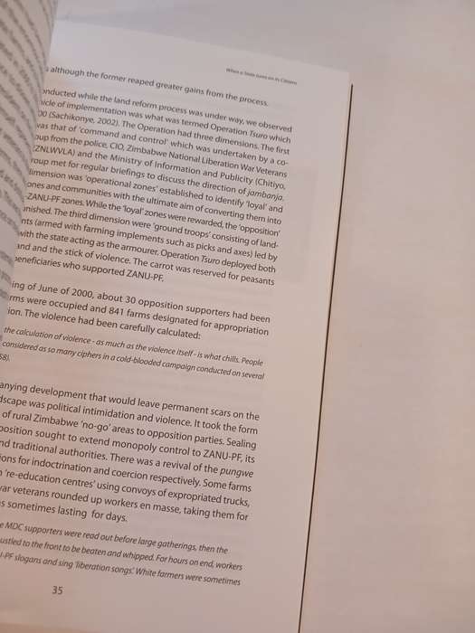 When a State Turns on its Citizens, Violence in Zimbabwe by Lloyd Sachikonye