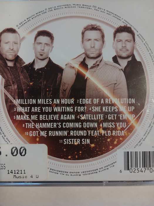 Nickelback, No Fixed Address CD