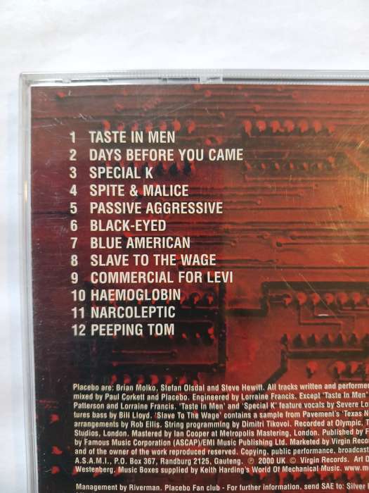 Placebo, Black Market Music CD