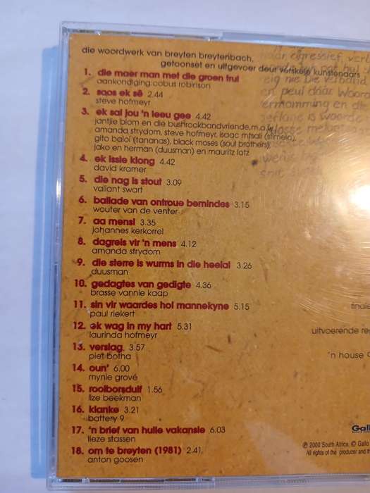 Om Te Breyten, Verskeie Kunstenaars CD
