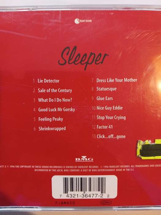 Sleeper, The it Girl CD, Europe