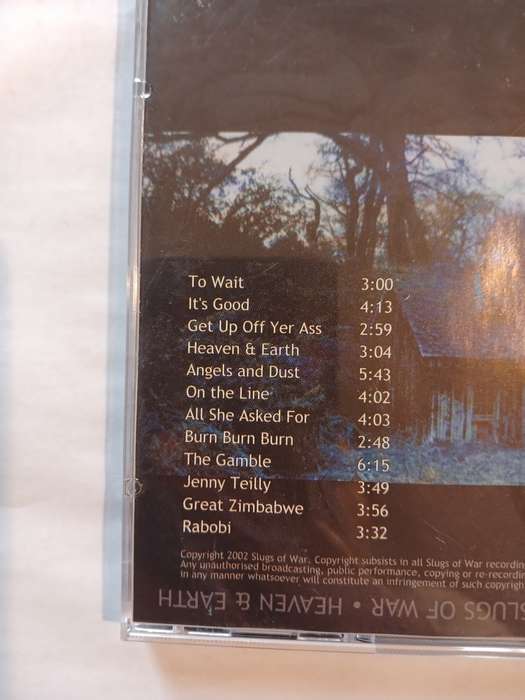 Slugs of War, Heaven & Earth CD