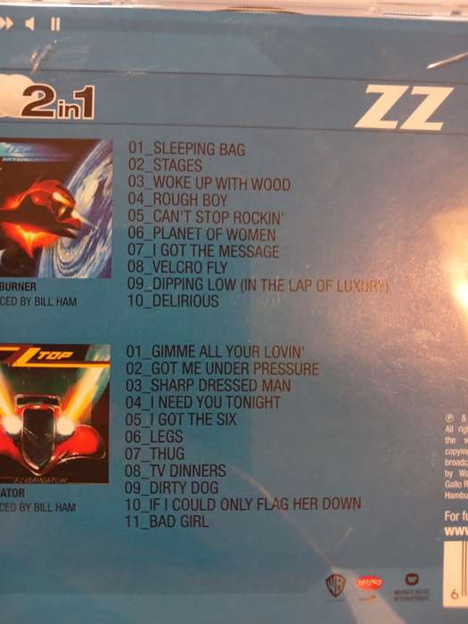 ZZ Top, Afterburner / Eliminator, 2 xCD