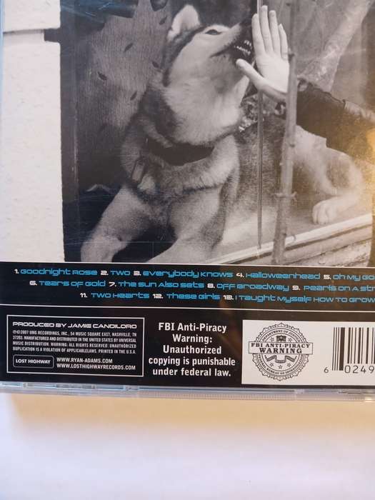 Ryan Adams, Easy Tiger CD, US