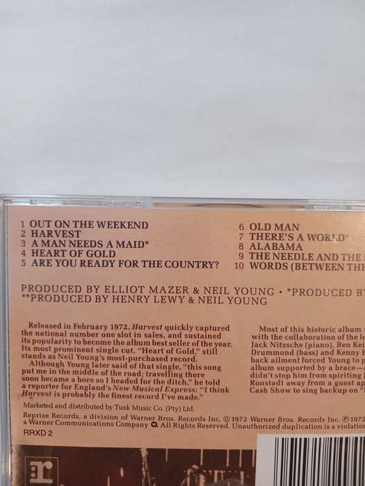Neil Young, Harvest CD