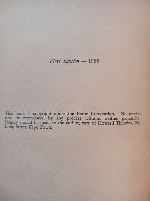 South African Beachcomber by Lawrence G. Green, First Edition 1958