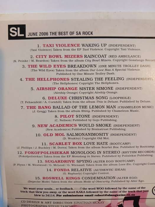 Rock + Roll, The Best of SA Rock CD