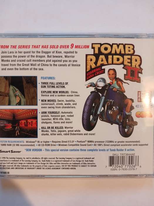Tomb Raider II CD-Rom