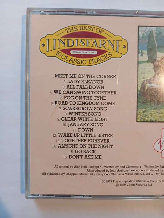 Lindisfarne, The Best Of CD, UK