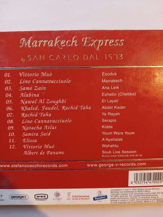 Marrakech Express by San Carlo Dal 1973, Various CD, Europe