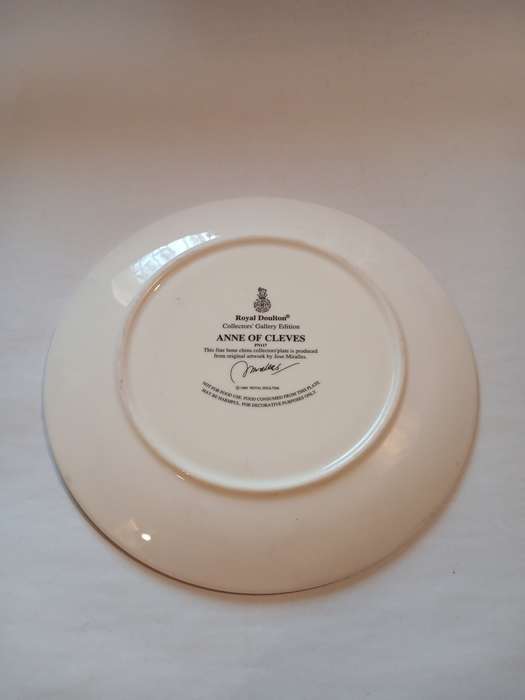 Royal Doulton, Anne of Cleves, Collector`s Gallery Edition Plate