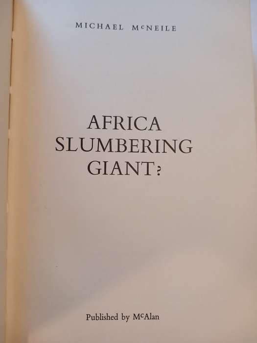 Africa Slumbering Giant? by Michael McNeile