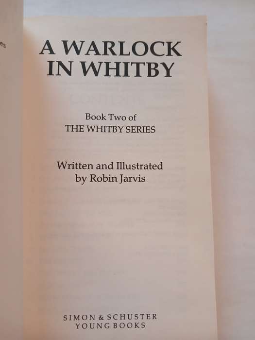 A Warlock in Whitby, Book Two of the Whitby series by Robin Jarvis