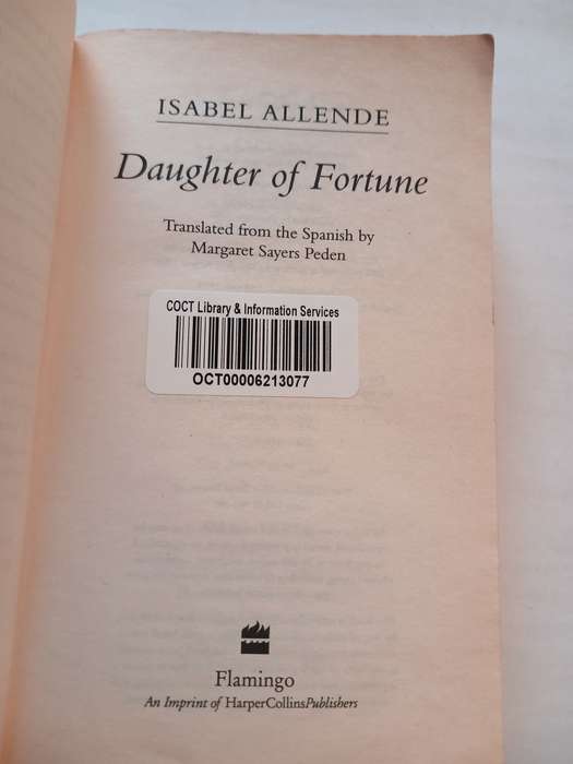 Daughter of Fortune by Isabel Allende