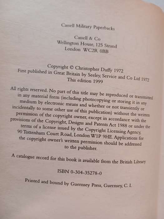 Borodino and the War of 1812 by Christopher Duffy, Cassell Military Paperbacks